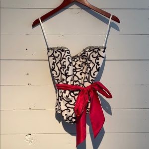 White House Black Market Corset Top